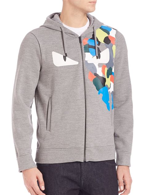 mens fendi suit|fendi men's gray pullover hoodie.